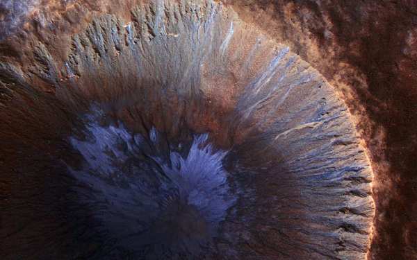 Gullied Crater